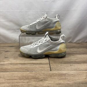 Nike Air VaporMax FK White Pure Platinum Women's‎ Shoes Sneakers Size 9.5